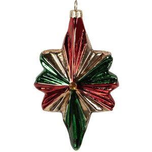 Clayre & Eef 6GL4609 Christbaumkugel 9x4x14 cm