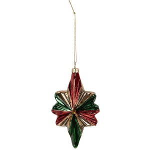 Clayre & Eef 6GL4609 Christbaumkugel 9x4x14 cm