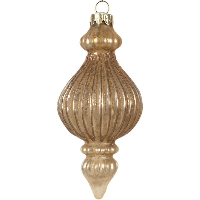 Clayre & Eef 6GL4624 globuri pentru pomul de Crăciun Ø 7x14 cm