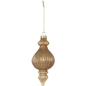 Clayre & Eef 6GL4624 Christbaumkugel Ø 7x14 cm