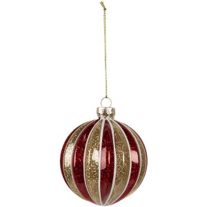 Clayre & Eef 6GL4626 Christbaumkugel Ø 8x8 cm