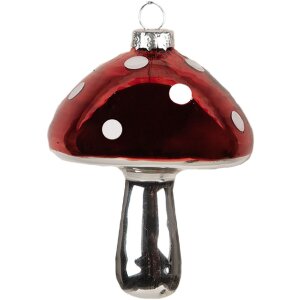 Clayre & Eef 6GL4646 Christbaumkugel Pilz Ø...