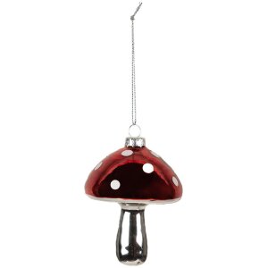 Clayre & Eef 6GL4646 Christbaumkugel Pilz Ø...