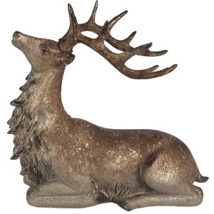 Clayre & Eef 6PR4293 Dekoration Hirsch 29x15x27 cm