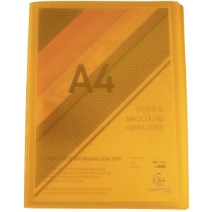 Exacompta Linicolor DIN A4 20-50 buzunare PP 800µ culori asortate