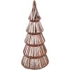 Clayre & Eef 6GL4645 Weihnachtsbaum LED Kupferfarben Ø 9x21 cm