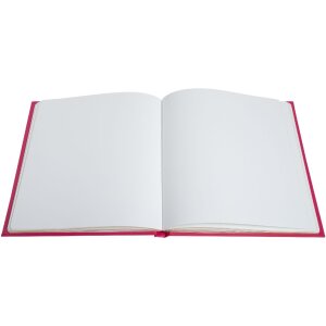 Exacompta 386E Carte de oaspeți 140 pagini 21x19cm Culoare zmeură Plum Ornament auriu