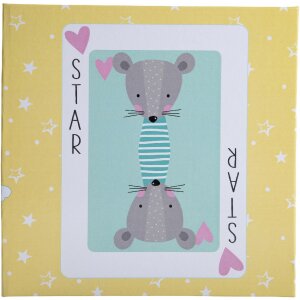 Exacompta Fotoalbum 25x25cm 30 Seiten Weiß Motiv...