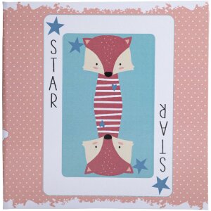 Exacompta 16115E Fotoalbum 25x25cm Rosa/Blau...