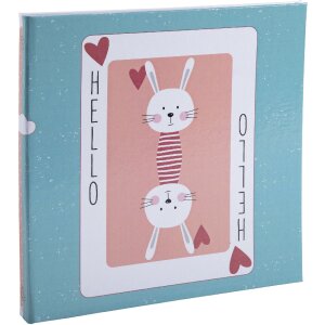 Exacompta 16115E Album Fotografii 25x25 cm Roșu Azur Design Carte de Jocuri Fantasmagorice 30 Pagini