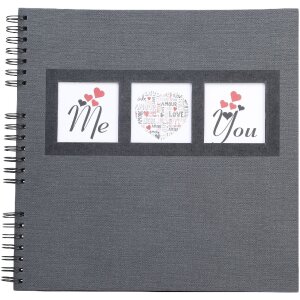 Exacompta 16215E Spiralfotoalbum ME & YOU 32x32 cm 60...