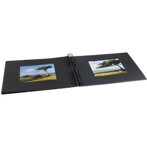 Exacompta 16249E Spiralfotoalbum Cubik 50 Seiten schwarz...