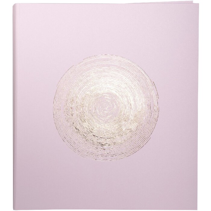 Exacompta 16264E Fotoalbum 60 Seiten weiß 29x32cm Ellipse Rosa