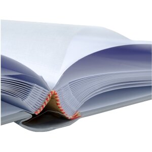 Exacompta Fotoalbum Ellipse Grau 60 Seiten weiß 29x32cm