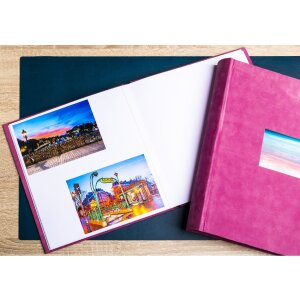 Exacompta 16359E Fotoalbum 30 weiße Seiten Skandi Altrosa