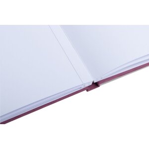 Exacompta 16359E Fotoalbum 30 weiße Seiten Skandi Altrosa