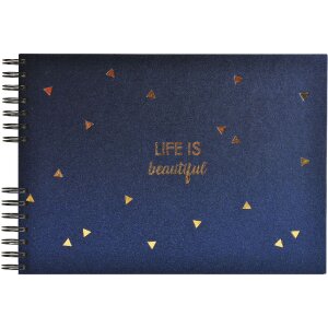 Exacompta 16452E Spiralalbum 50 Seiten schwarz 32x22cm...