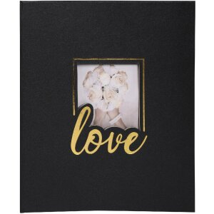Exacompta 16506E Fotoalbum 60 Seiten schwarz 29x32cm - Love