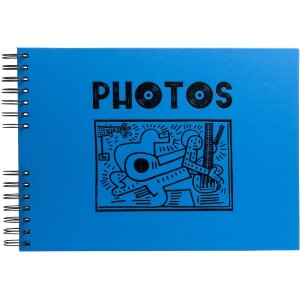 Exacompta 16785E Fotoalbum Spiralbindung 50 schwarze...