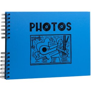 Exacompta 16785E Fotoalbum Spiralbindung 50 schwarze...