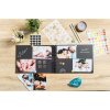 Exacompta 16801E Set Scrapbooking cu album foto 32x22 cm SCRAP ADDICT Negru