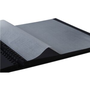 Exacompta 16981E Spiralfotoalbum ARAMY 32x32 cm 60 Seiten Schwarz