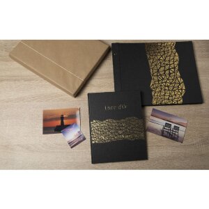 Exacompta 16985E Fotoalbum ARAMY 37x29 cm 40 Seiten Schwarz