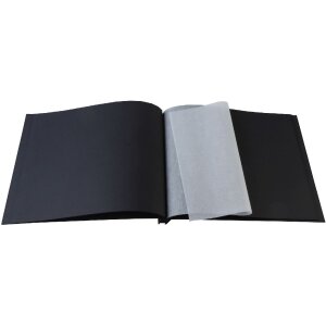 Exacompta 16985E Fotoalbum ARAMY 37x29 cm 40 Seiten Schwarz