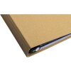 Exacompta 17602E Fotoalbum mit Ringmechanik 60 schwarze Seiten 32x26x4 cm Beige