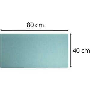 Exacompta 29142E Schreibunterlage 40x80 cm PU zweifarbig Tropisch Blaugrün