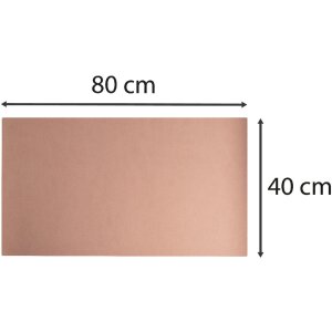 Exacompta 29143E Schreibunterlage 40x80 cm PU zweifarbig Nude Grau