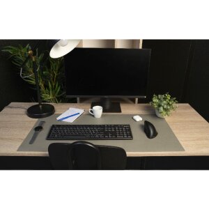 Exacompta 29143E Schreibunterlage 40x80 cm PU zweifarbig Nude Grau