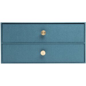 Exacompta Box 2 Schubladen OfficeByMe Blau