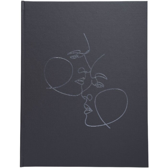 Exacompta 47688E Gästebuch 100 Seiten 27x22cm elfenbeinfarben Schwarz