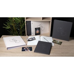 Exacompta 47688E Gästebuch 100 Seiten 27x22cm elfenbeinfarben Schwarz