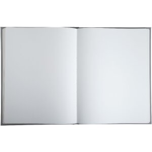 Exacompta 47984E Gästebuch 100 Seiten Gold Ellipse Grau 27x22 cm