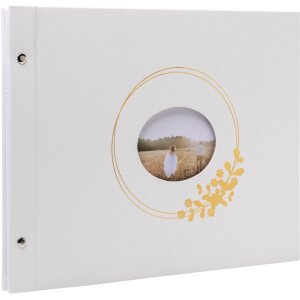 Exacompta 60232E Schraubalbum 40 weiße Seiten...