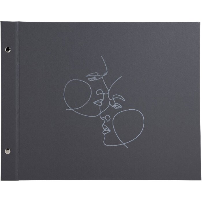 Exacompta 60248E Album cu șurub 40 pagini negru 37x29cm Art negru