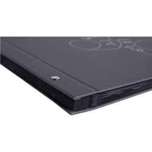 Exacompta 60248E Album cu șurub 40 pagini negru 37x29cm Art negru