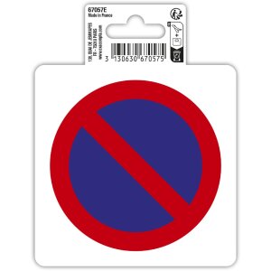 Exacompta 67057E Hinweisschild selbstklebend Parkverbot...