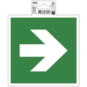 Exacompta 67069B Hinweisschild selbstklebend Weißer...