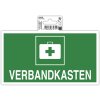 Schild Verbandkasten 20x11cm PVC