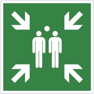 67120E Exacompta Hinweisschild PP, nicht selbstklebend,...