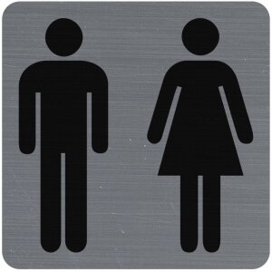 Exacompta 67178E Hinweisschild selbstklebend Toilette...