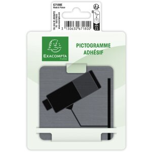 Exacompta 67180E Hinweisschild selbstklebend...