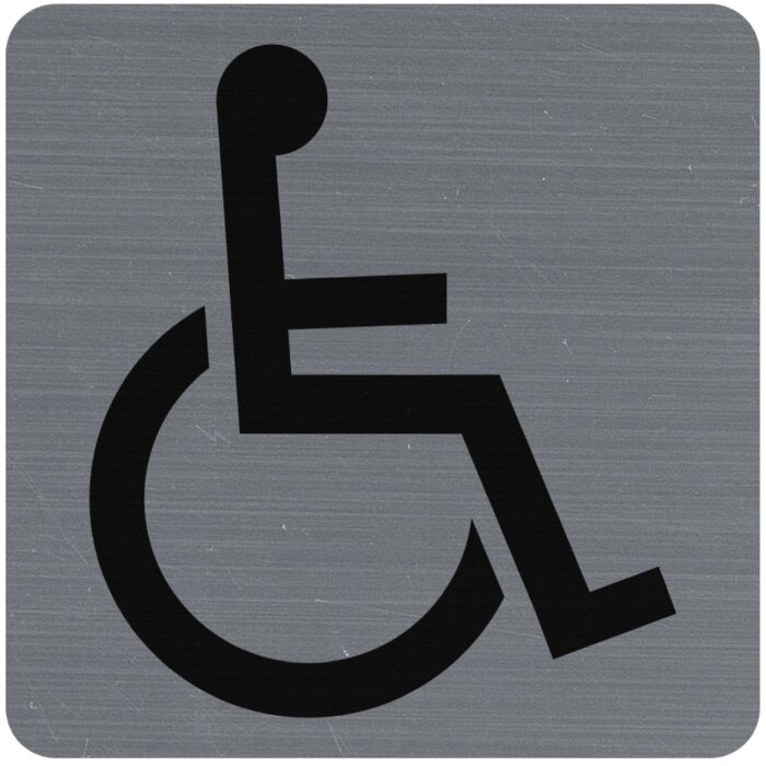 Exacompta semn autoadeziv Acces fără bariere 7.5x7.5cm