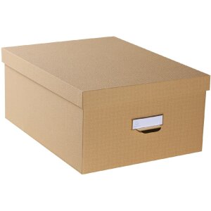 Exacompta 79602E Set de 3 cutii de depozitare Office by me Bej