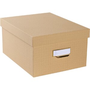 Exacompta 79602E Set de 3 cutii de depozitare Office by me Bej