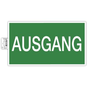 Exacompta 67007B Hinweisschild selbstklebend Ausgang 35...