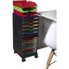 Exacompta 326714D Rollen für Modulo Schubladenboxen Schwarz Office